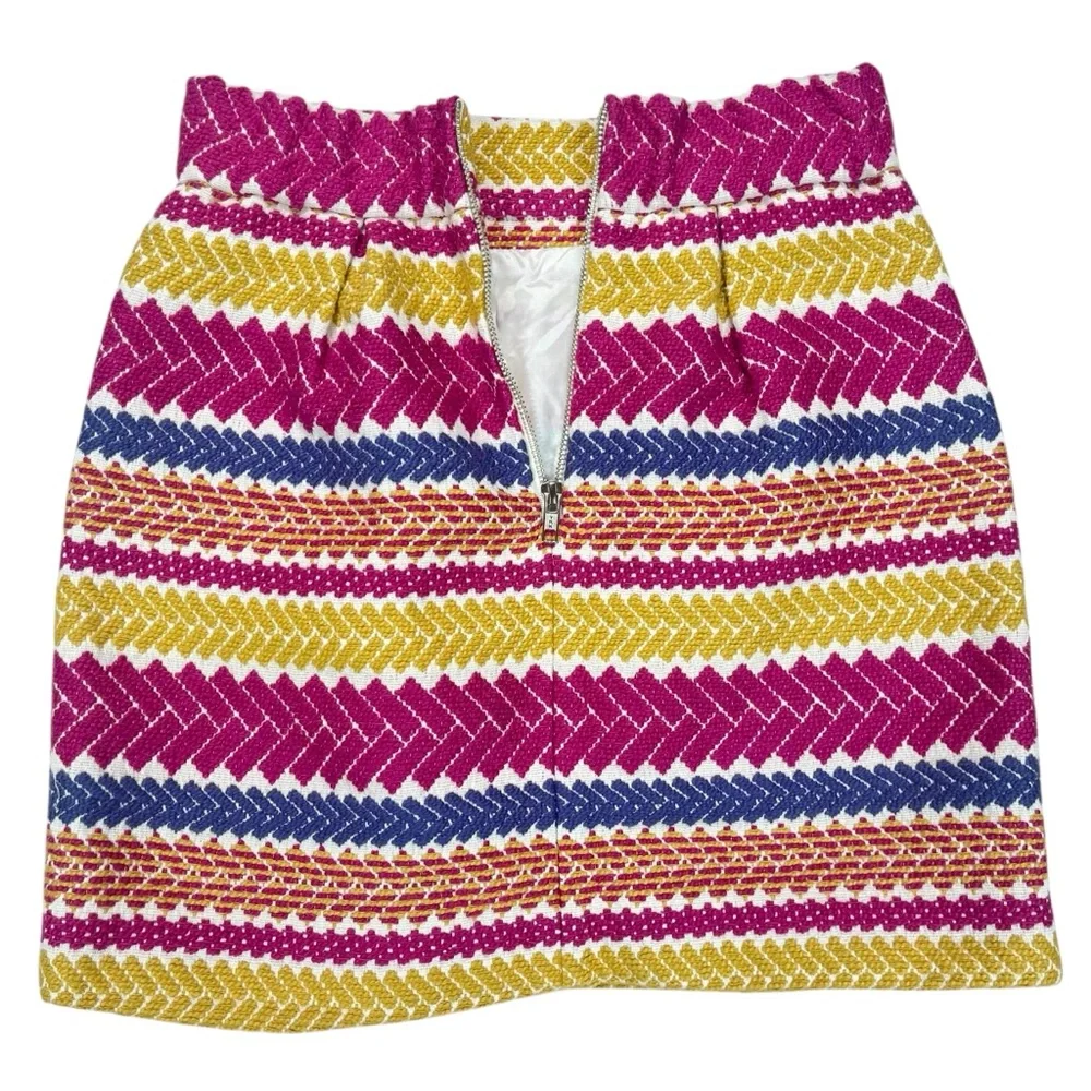 Anthropologie Nomad Morgan Carper‎ Women’s XS Woven Mini Skirt Pockets